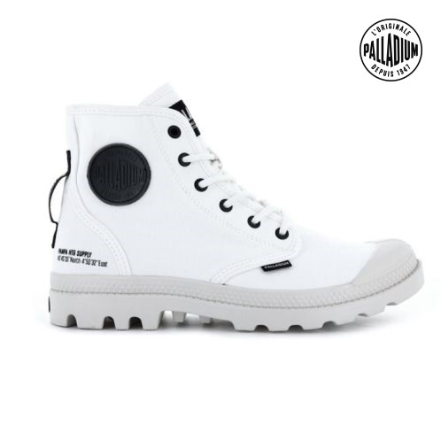 Palladium Pampa Hi Htg Supply Laarzen Heren Wit | NL 16MKDGW